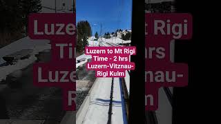 How to reach Mount Rigi from Luzern