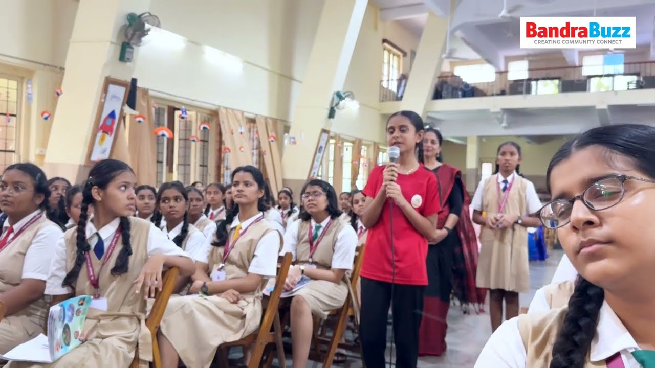 St. Joseph's High School, Bandra celebrates National Space Day with ISROs former Prof. Chandrasekhar