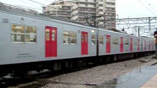 103系 (6両編成)(E14:E17) 福岡空港行き 【筑前前原駅・到着】