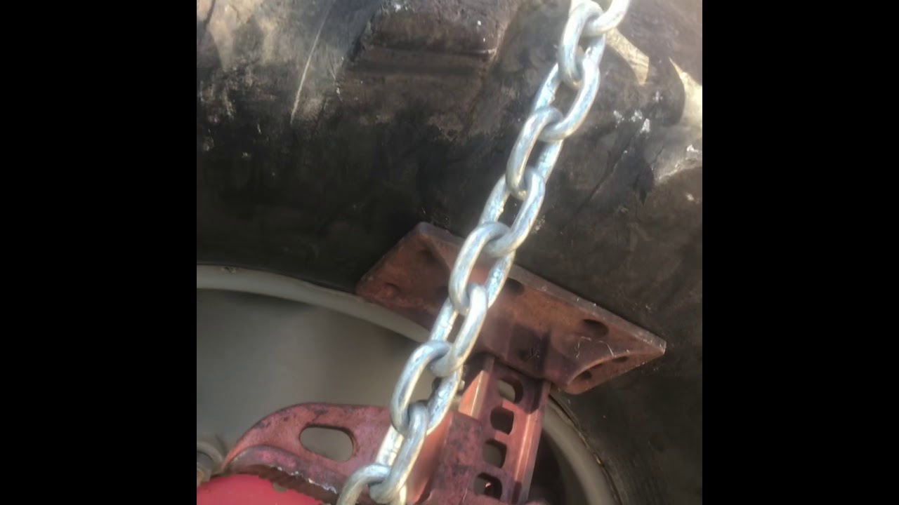 How to break the bead of a mounted tractor tire YouTube