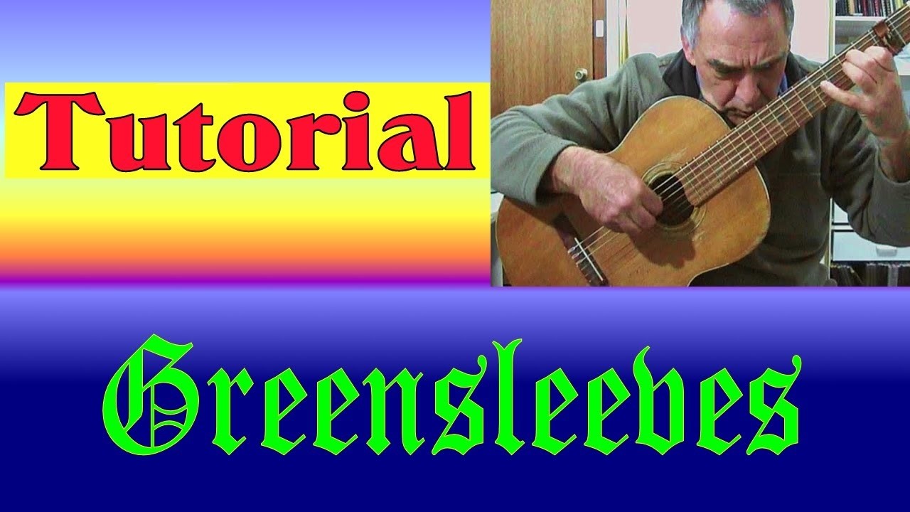 Greensleeves tutorial. Thumb - Ragtime - classical