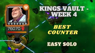 Best counter for Kingpin in Kings vault | Easy solo | Side Quest | Marvels Contest of Champions