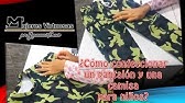 COMO CORTAR EL PATRÓN EN LA TELA - YouTube