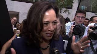 Senator Kamala Harris discusses Democrats walk out at Kavanaugh hearing