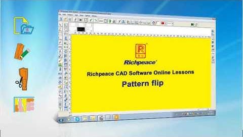 Richpeace CAD Software Online Lessons-Tip of the day- Pattern flip (V9)