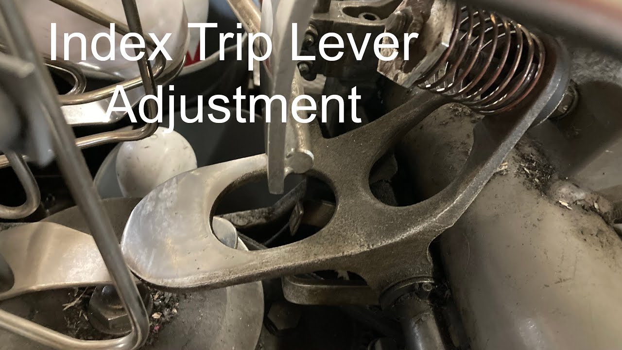 Turret Index Trip Lever 41 Brunswick Pinsetter Adjustment YouTube