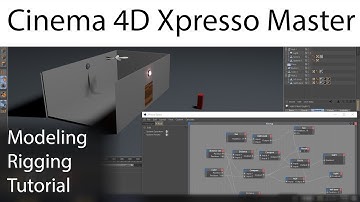 CINEMA 4D Xpresso Turorial (Expert animation) with voice commentary