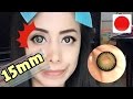 Pruebo Circle lens de Malasia 15 mm Diametro! Ojos mas grandes