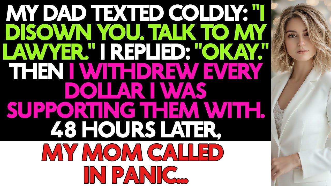 My Dad Texted Coldly: 