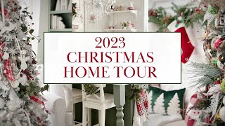 CHRISTMAS HOME TOUR 2023 *MUSIC ONLY* | COZY AND TRADITIONAL HOME TOUR | Christmas Decorating Ideas