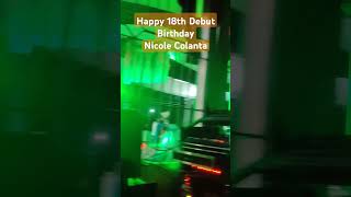 Happy 18Th Debut Birthdaynicole Colanta Short Video