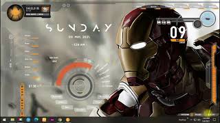 How To Make Your Desktop Ironman Jarvis | Customize Your Desktop for Gaming | Rainmeter | cyber tech