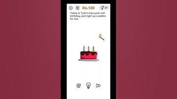 BRAINOUT level 120 just 🕯️ for him walkthrough #shorts #Brainoutlevel120answer #GAME #Brainout