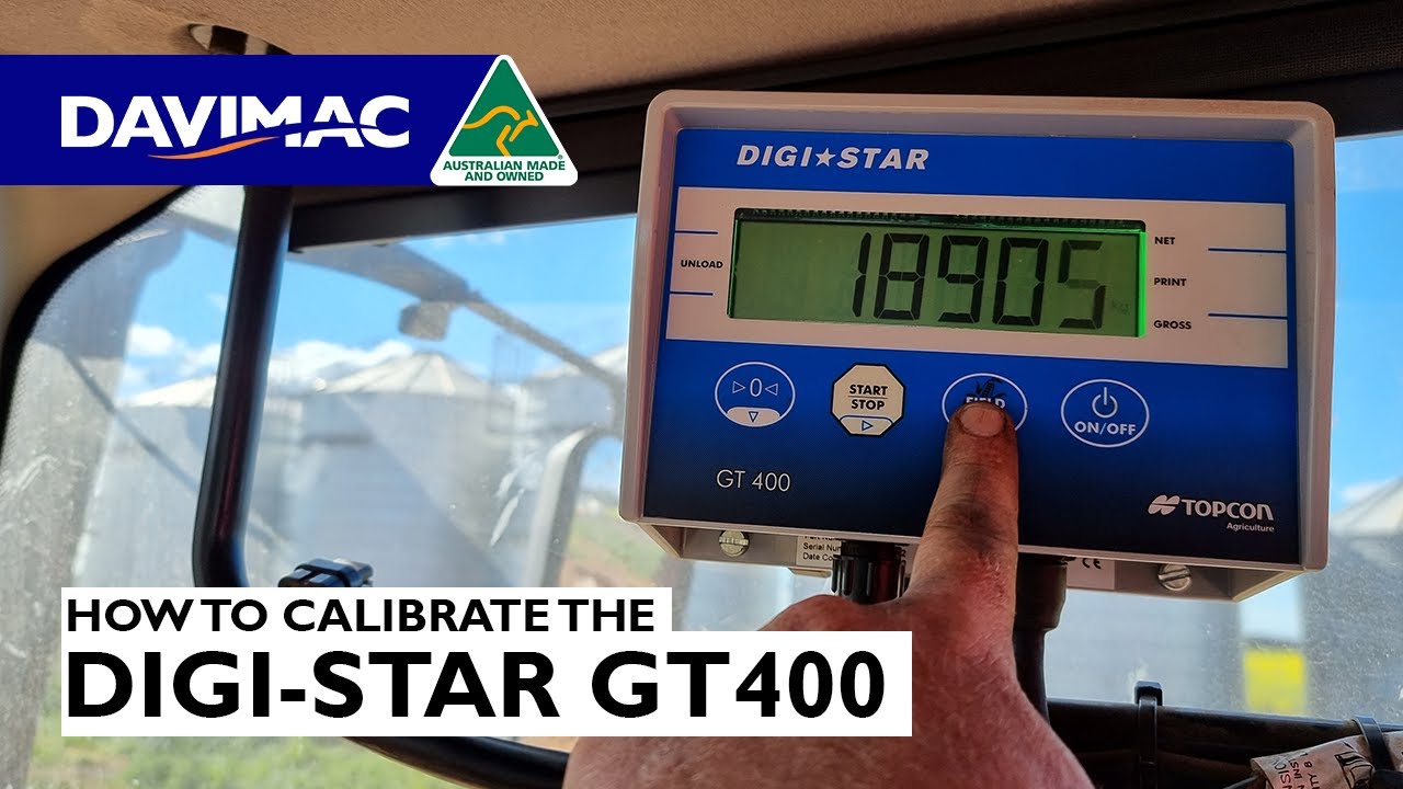 How to Calibrate the DigiStar GT400 Davimac Chaser Bin Owners Guide