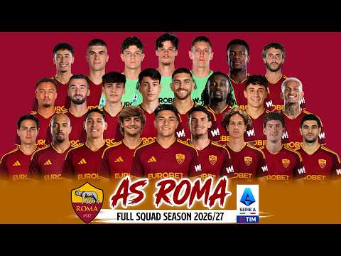 asiatogel188 x JACKPOT338 - SKUAD LENGKAP AS ROMA 2026/27 🔥 | Semua Pemain, Rekrutan Baru & Nomor Punggung
