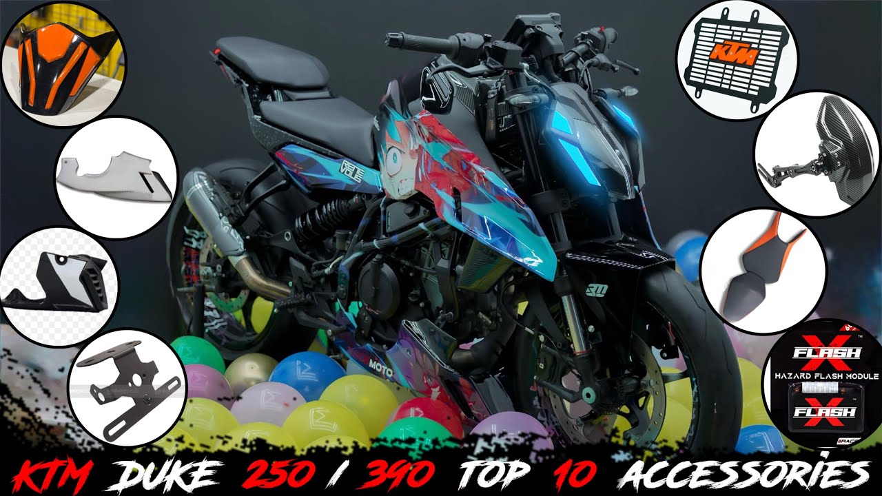 Ktm duke 390 gen 3 all accessories 🔥Duke 390 & 250  GEN 3 fully modified 