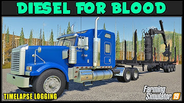 Rough Time With Center Loader Trailer! ⛽ DFB #78 ⛽ ✔ Farming Simulator 2019 ✔ FDR Logging