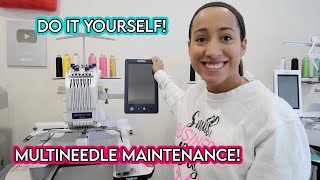 Brother & Babylock Embroidery Machine Maintenance | How to Keep Machines New | Multineedle Machines