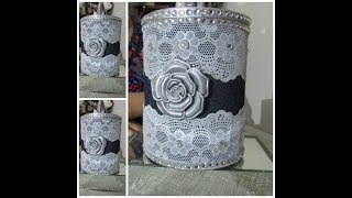 LATINHA DECORADA - Recicle e decore!