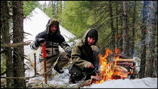 4-Day Winter Camping down to -14C | Hot Tenting Tips & Tricks
