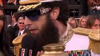 2012 Oscars: Sacha Baron Cohen Spills Ashes from Urn on Ryan