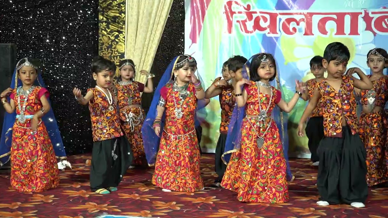 Little Stars Perform Rajasthani Folk Dance | Jainam Play School | 11th Annual Function