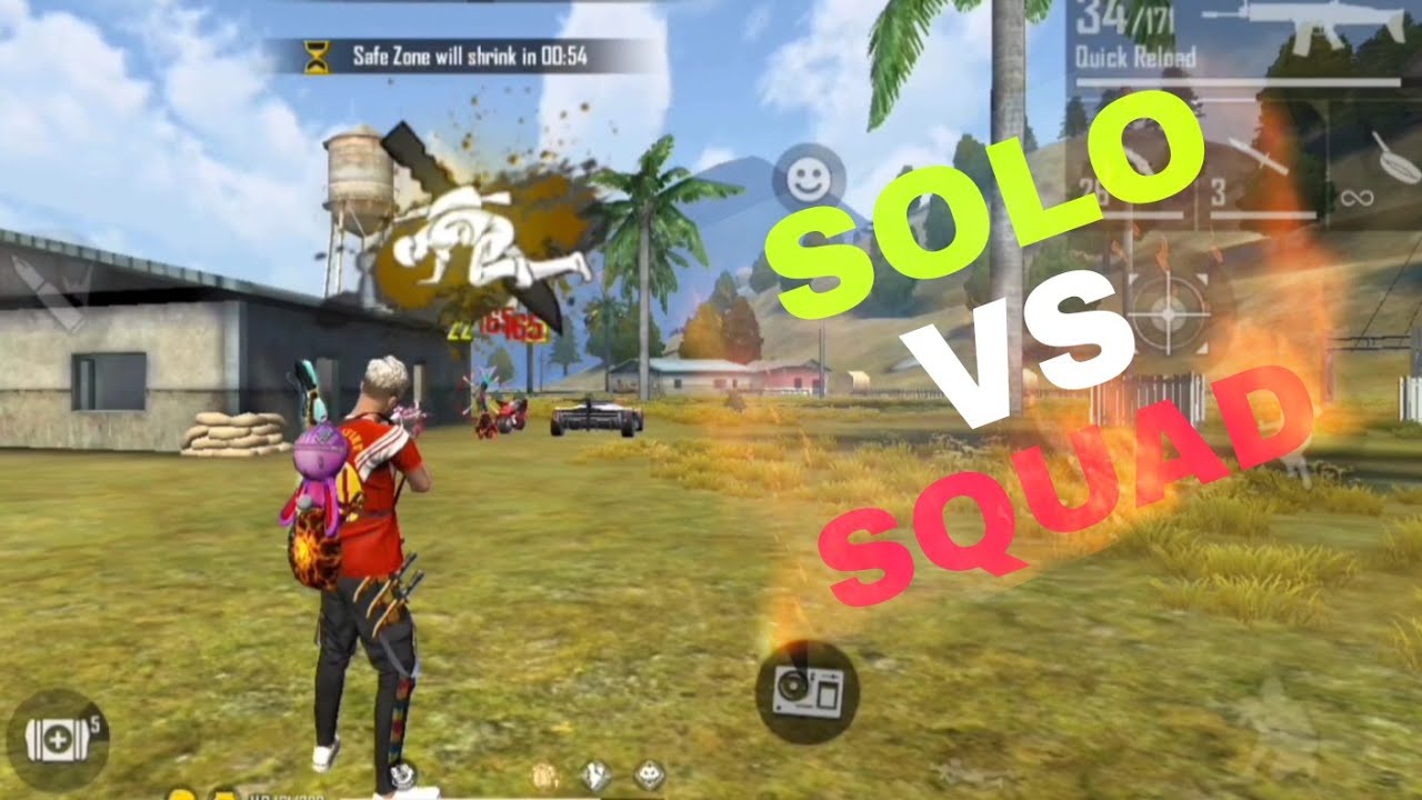 FREE FIRE RANKED MATCH solo vs squad 14 kill montage video, | Garena ...
