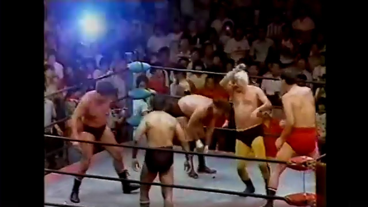 Terry Funk & Tsuruta vs Tiger Jeet Singh & Ueda 1983 08 04
