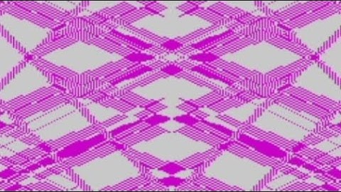 ZX Spectrum 48k: "Noire Moire" Demo (2022)