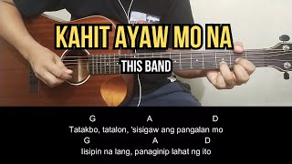 Kahit Ayaw Mo Na - This Band | Guitar Tutorial