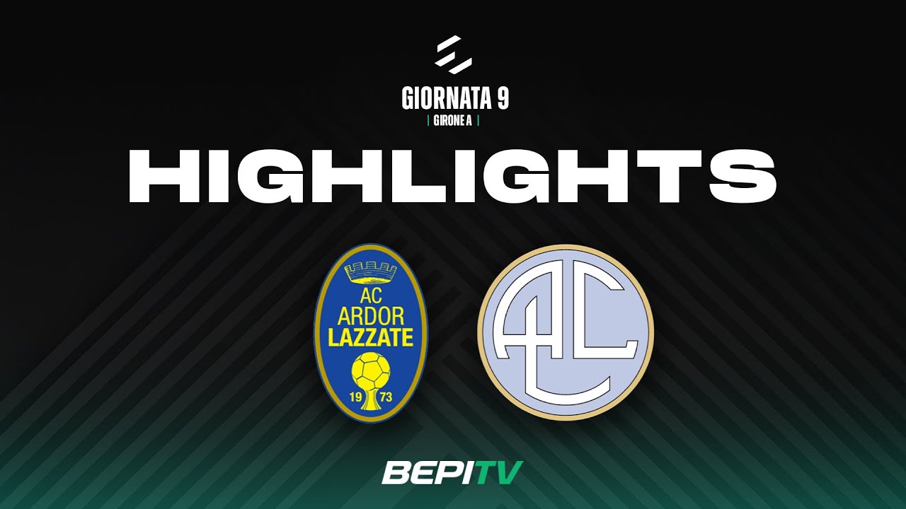 HIGHLIGHTS | Lazzate-Legnano 1-1 | GIORNATA 9 - YouTube