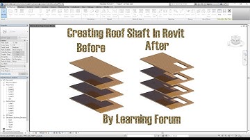 Roof shaft in Revit