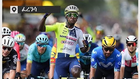 #Eritrean history maker Biniam Girmay won the first ever Tour de france for Eritrea and Africa.