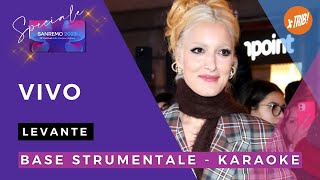 VIVO - Levante (Sanremo 2023) - Karaoke