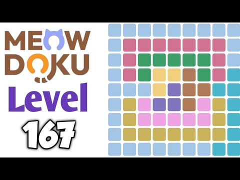Meowdoku: Brain Puzzle Games Level 167 Walkthrough