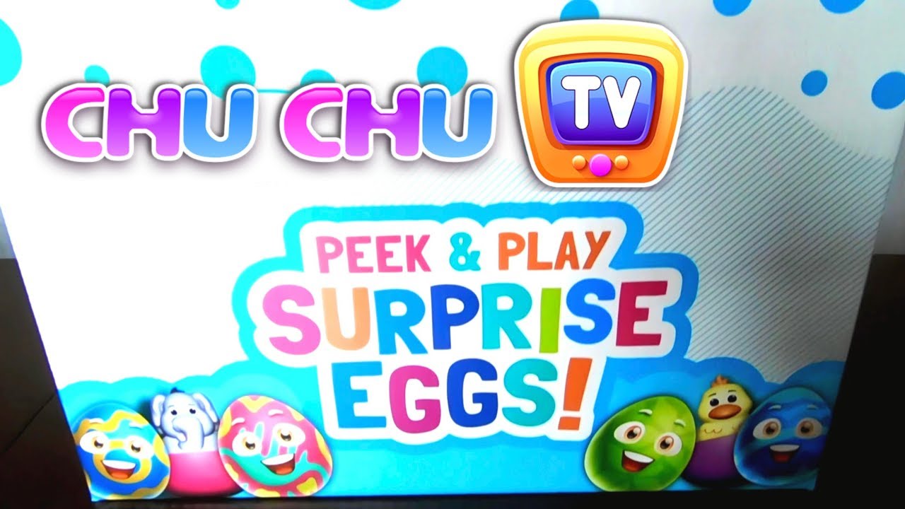 Peek & Play Surprise Eggs by ChuChu TV | ABC Starter Set & ChuChu TV Singing Train | Moose Toys