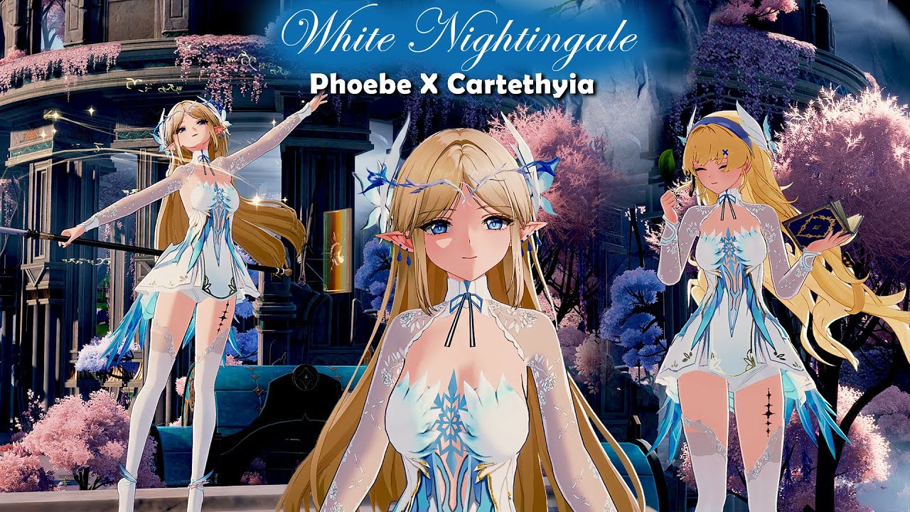 Phoebe X Cartethyia - White Nightingale - Woju Mod Showcase