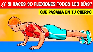 ¿Qué pasa si hago flexiones todos los días?