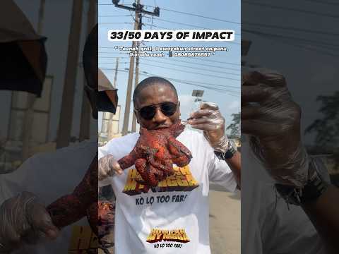 DAY 33 50 DAYS OF IMPACT Street Food Stories Foodie Streetfood Guineafowl 