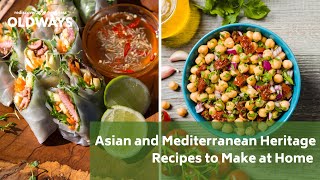 Cooking Demo: Mediterranean &amp; Asian Recipes | How to Make Rice Paper Wraps | Homemade Pita Bread