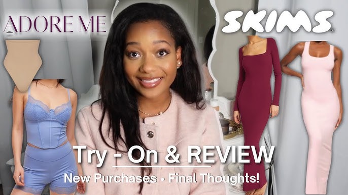 Let's Review & Compare SKIMS: VIRAL Soft Lounge Dress, Shapewear & Bra