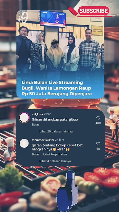 Wanita ini ditangkap karena live privat