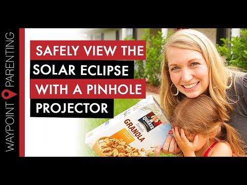 Safely View a Solar Eclipse by Making a Pinhole Projector