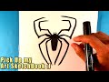 How to Draw Spider-man Logo Spider - Drawing for Beginners
