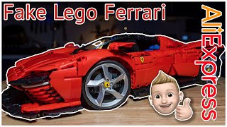 AliExpress Cheap 'Fake' Lego Technics Review - Ferrari Daytona SP3 - 42143