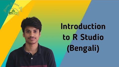 Introduction to R Studio for digital image processing (Part-1)