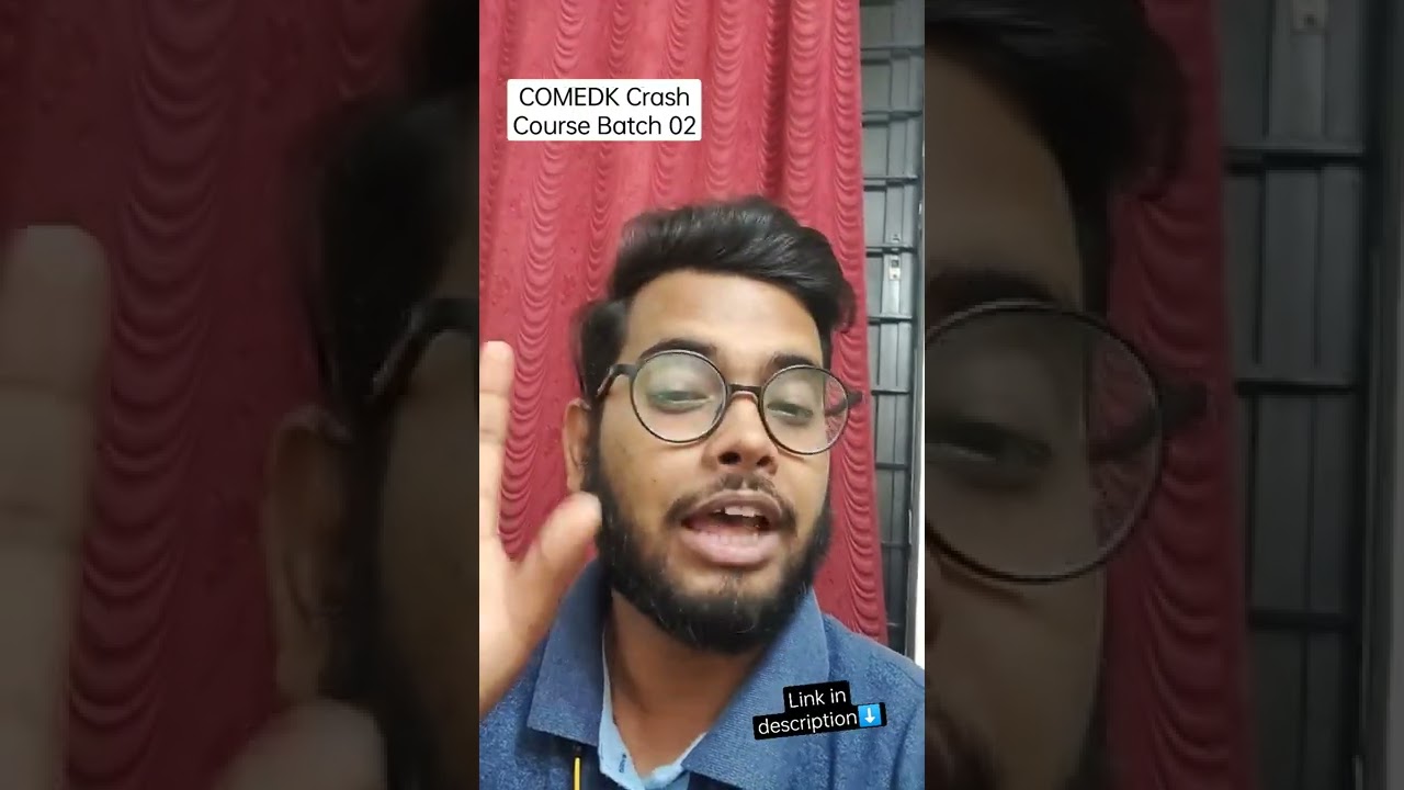 COMEDK 2022| Crash Course| CC022_02| Application started.