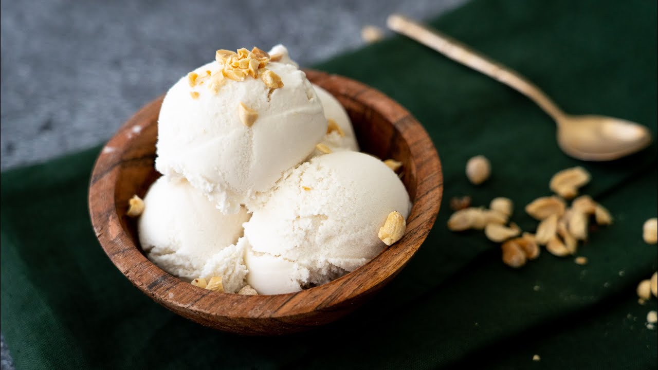 4-ingredient Coconut Ice Cream - Thai Street Food