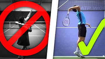 Racquet on Edge for More Serve POWER