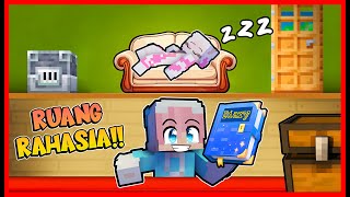 BANGUN RUANG RAHASIA UNTUK MENYIMPAN BUKU RAHASIA ATUN !! Feat @sapipurba Minecraft